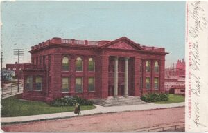 Early library community engagement in the US: A Carnegie Library.